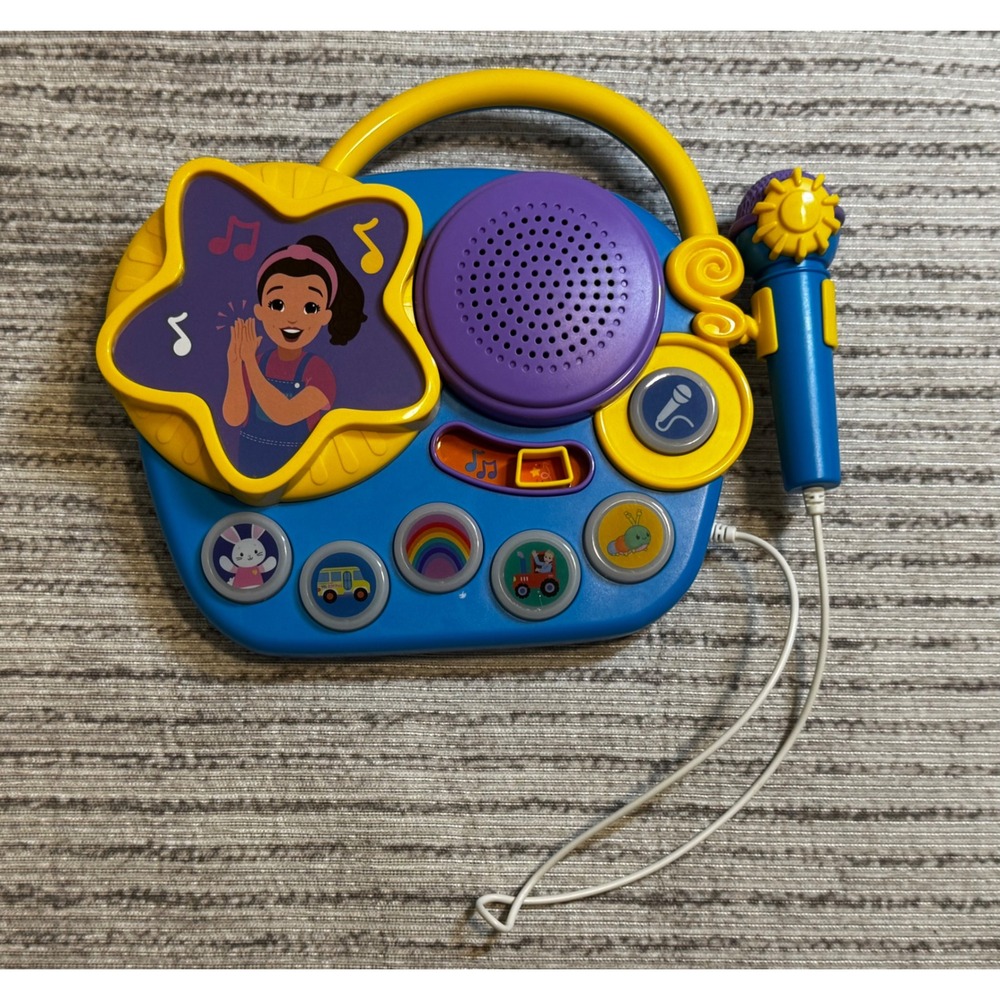 Ms Rachel Singalong Boombox with Working Microphone Blue Yellow‎ RA-115.EMv24